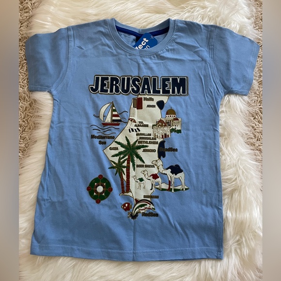 JERUSALEM unisex kids t-shirt NWT - Picture 1 of 3